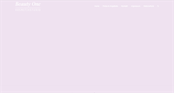 Desktop Screenshot of beautyonekosmetik.de